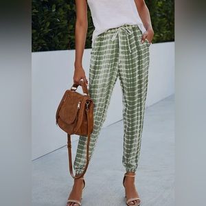 Joggers / Tie Dye Straight Leg Jogger Pants